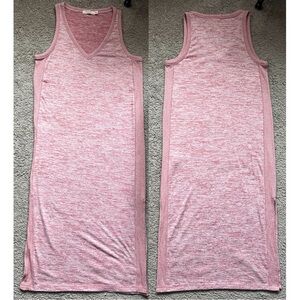 $225 Rag & Bone Ramona Tank Dress in Dusty Rose Heathered Pink size Medium